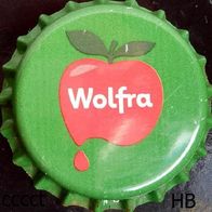 Wolfra Kelterei Apfelsaft Saft Schorle Kronkorken aus Erding 2020 in benutzt