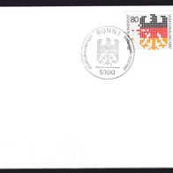 BRD / Bund 1987 Volkszählung MiNr. 1309 FDC Stempelkarte