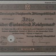 Lot 100 x Vereinigte Stahlwerke Aktiengesellschaft 1934 1000 RM