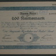 Bayerische Hypotheken- und Wechsel-Bank 1926 200 RM