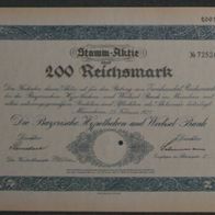 Bayerische Hypotheken- und Wechsel-Bank 1927 200 RM