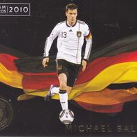 Panini Trading Card Fussball WM 2010 DFB Team Card Michael Ballack Nr.40