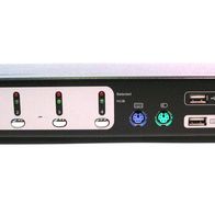 4-Port Essential Sentinel - USB Dual VGA KVM & Audio Switch - Modell: E688835