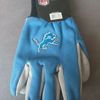 Detroit Lions - Handschuhe - Gloves - NFL - Football Blau Blue