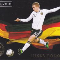 Panini Trading Card Fussball WM 2010 DFB Team Card Lukas Podolski Nr.49