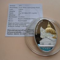 Vatikan 2005 Habemus Papam aufsteigender Rauch Swarovski -Ovale Silber Münze PP * *
