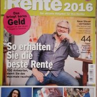 Alle Details zur Rente mit 63 - Zeitschrift Rente 2016 - Magazin plus - Sonderheft