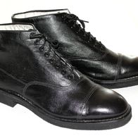 Sowjetische Offiziers Lederschuhe aus 80er / Gr.44 Schwarz