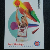 1991-92 SkyBox #83 Scott Hastings - Pistons