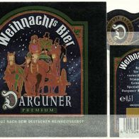 Bieretikett "Weihnachten" Darguner Brauerei GmbH Dargun Mecklenburg-Vorpommern