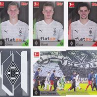 6x Borussia Mönchengladbach Topps Sammelbilder 2020