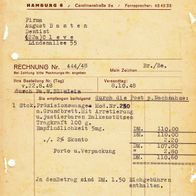 Heimatbeleg (33) Scala Werkstätten Rolf Schnause Hamburg 6 Banten 22a Cleve 1948