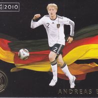 Panini Trading Card Fussball WM 2010 DFB Team Card Andreas Beck Nr.37