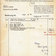 Heimatbeleg (64) Rechnung Brief W.H.G van der Ven & Co Duisburg Zahnwaren 1947