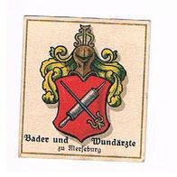 Aurelia Zunftwappen Bader und Wundärzte zu Merseburg Nr 1