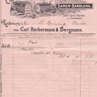 Heimatbeleg (87) Carl Herbermann & Bergmann Colonialwaren Samenhandlung Münster 1904