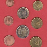 2002 Spanien Euro Kursmünzensatz KMS UNC bankfrisch
