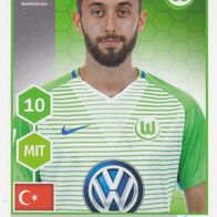 VFL Wolfsburg Topps Sammelbild 2017 Yunus Malli Bildnummer 266