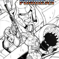 GI Joe vs. Transformers #1 Variant Sketch Cover by J.S. Campbell Graham Crackers Excl
