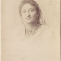 336) Kabinettfoto 16,5cm x 10,5cm New Orleans Wilma Schedlbauer München 1893