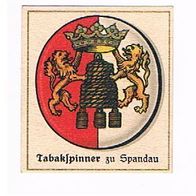 Aurelia Zunftwappen Tabakspinner zu Spandau Nr 94