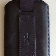 Ledertasche mit Rückzugfunktion für HTC HD Mini