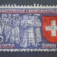 Briefmarke Schweiz: 1939 - Michel Nr. 335 - 337 - kompletter Satz