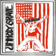 Unholy Grave / Trip Scope - Aggression 7" (2002) Limited 1000 / Grindpunk aus Japan