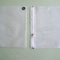 2x Klarsicht Hülle Tasche transparent m. Reißverschluss BMW Emblem DINA5 Format