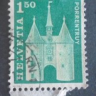 Briefmarke Schweiz: 1968 - 1,50 Franken - Michel Nr. 886 + Rand