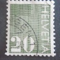 Briefmarke Schweiz: 1970 - 20 Rappen - Michel Nr. 934