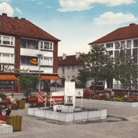407) Postkarte 4222 Friedrichsfeld Marktplatz Niederrhein Ndrh. Heinrich Matten
