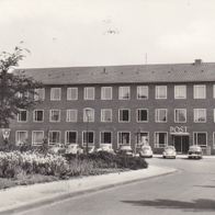 408) Postkarte 4190 Kleve Postamt am Bahnhof Buchhandlung J. Feldkamp VW Käfer