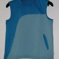Adidas, Damen, Top Weste blau/ türkis, raffinierte Taschen, Kordel, Gr. 40 (38) Logo