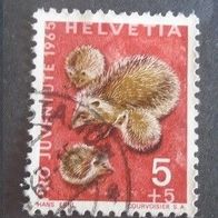 Briefmarke Schweiz: 1965 - 5 + 5 Rappen - Michel Nr. 826