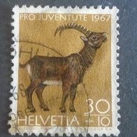 Briefmarke Schweiz: 1967 - 30 + 10 Rappen - Michel Nr. 868