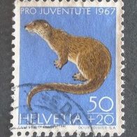 Briefmarke Schweiz: 1967 - 50 + 10 Rappen - Michel Nr. 869