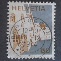 Briefmarke Schweiz: 1973 - 60 Rappen - Michel Nr. 1010