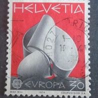 Briefmarke Schweiz: 1974 - 30 Rappen - Michel Nr. 1029