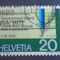 Briefmarke Schweiz: 1970 - 20 Rappen - Michel Nr. 930