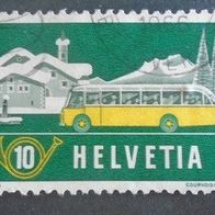 Briefmarke Schweiz: 1953 - 10 Rappen - Michel Nr. 586