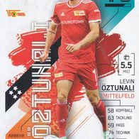 Union Berlin Topps Match Attax Trading Card 2021 Levin Öztunali Kartennummer 63