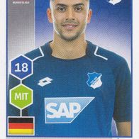 TSG Hoffenheim Topps Sammelbild 2017 Nadiem Amiri Bildnummer 134