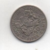 Münze Kenya 50 Cent 1966