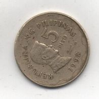 Münze Philippinen 5 Piso 1998