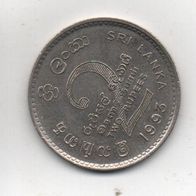 Münze Sri Lanka 2 Rupees 1993