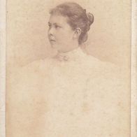 432) CDV Kabinettfoto 4,5 x 7,5cm Friedrich Hertel Weimar Frau Fäulein Humbert