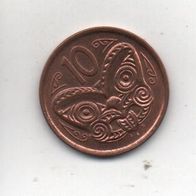 Münze New Zealand 10 Cent 2009