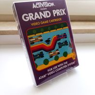 Atari 2600 KULT-Rennspiel Grand Prix inkl. Sammler-Box & Sammler-Karten, getestet
