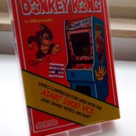 Atari Spiel Donkey Kong für VCS2600/7800 Sammler-Box + Karten, getestet US Import